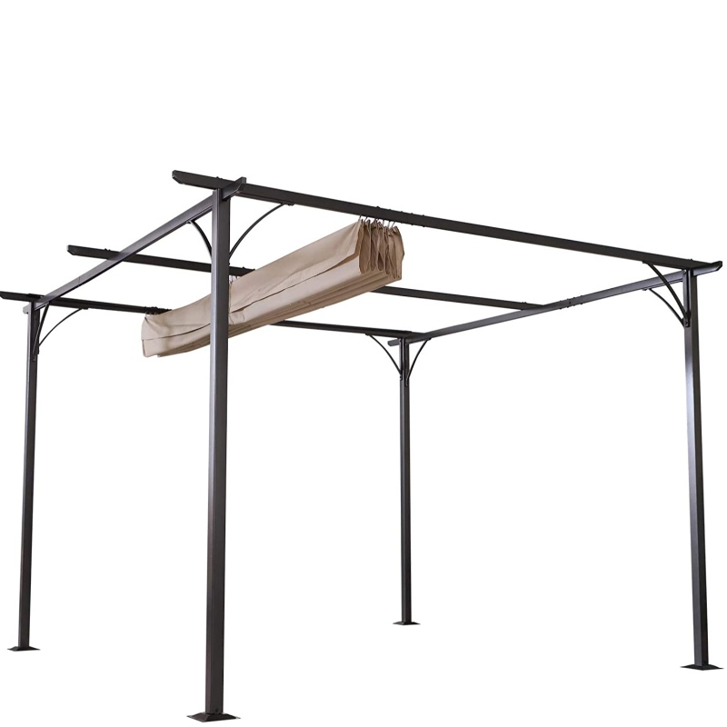 Retracable Pergola z Canopy Outdoor Gazebo